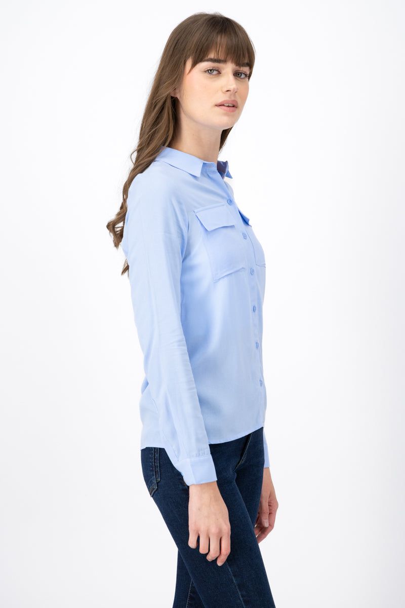 Camisa manga larga detalle bolsas sold by Shasa product image thumbnail 3