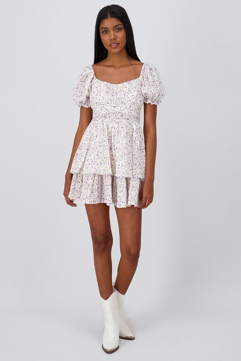 Vestido mini flores sold by Shasa product image thumbnail 2