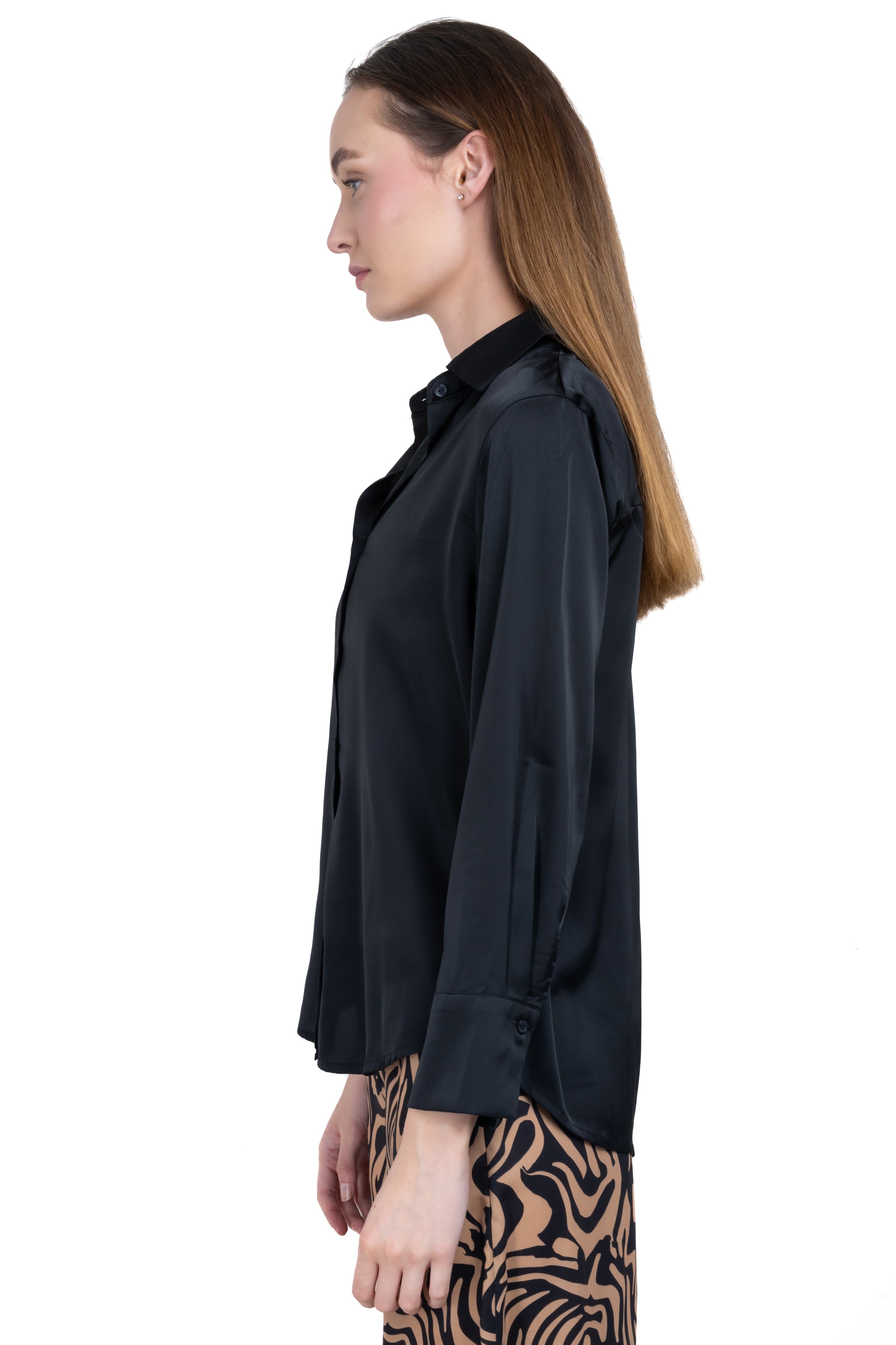 Camisa satinada manga larga sold by Shasa product image thumbnail 3