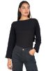 Top crop textura mangas sold by Shasa