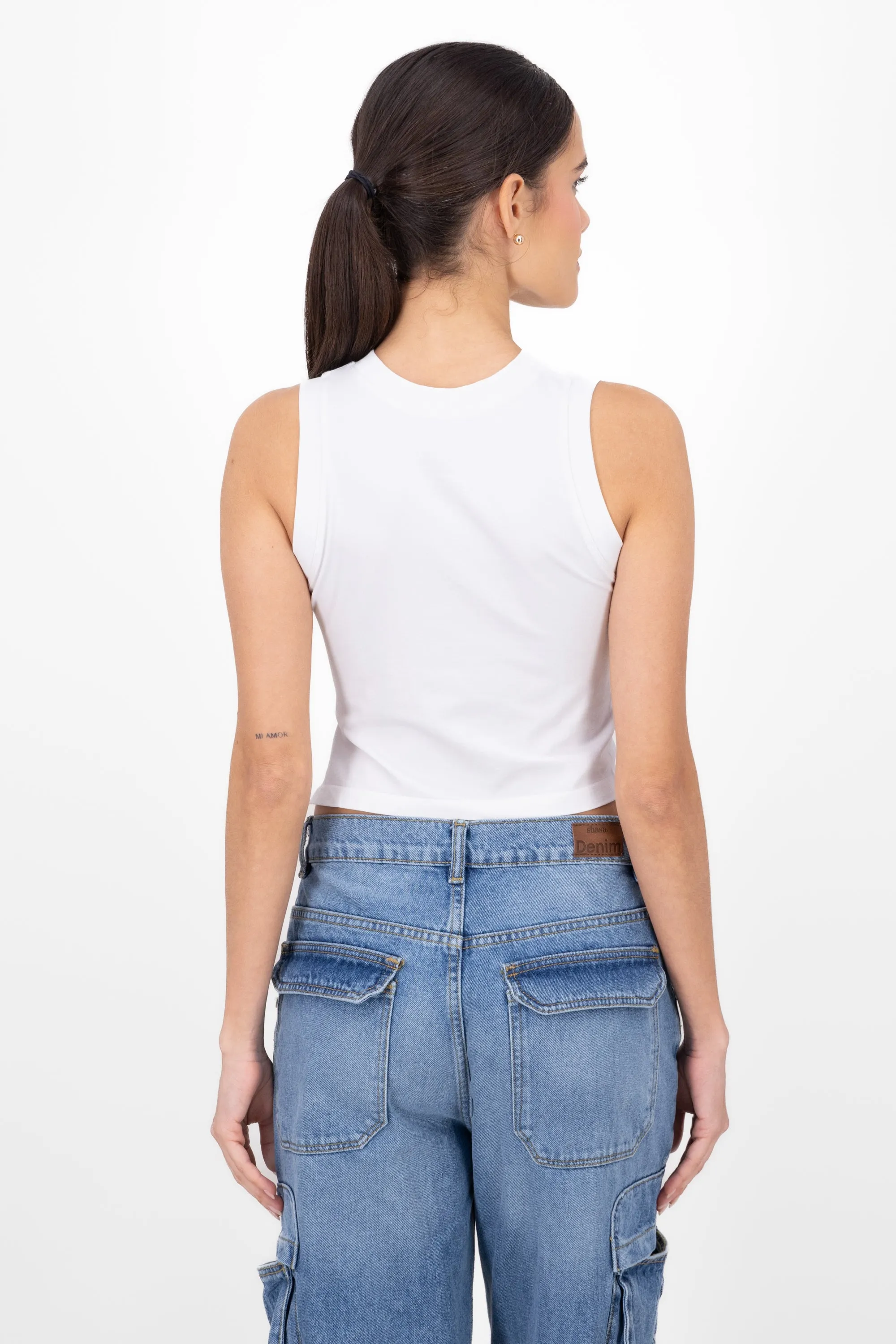 Top seamless liso sold by Shasa product image thumbnail 4