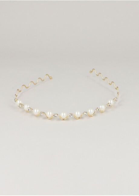 Diadema curva perlas sold by Shasa product image thumbnail 5