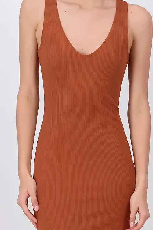 Vestido Midi Acanalado Liso sold by Shasa product image thumbnail 5