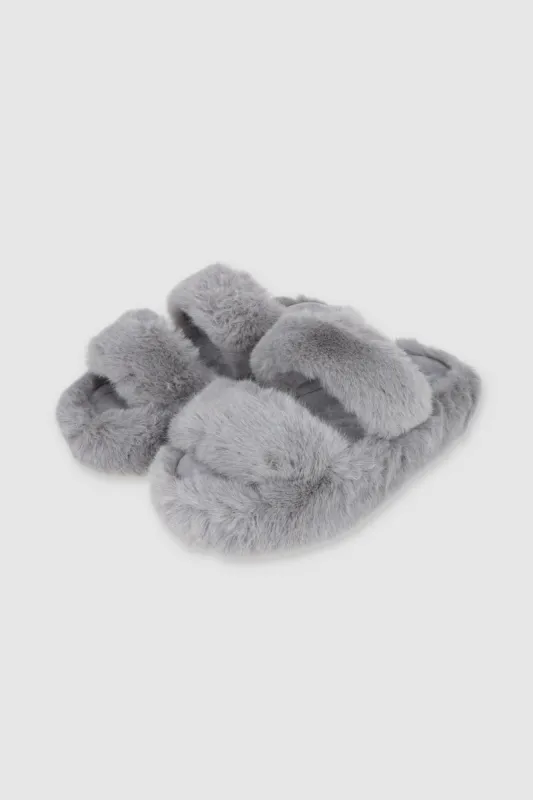 Pantuflas Dos Tiras Fluffy sold by Shasa