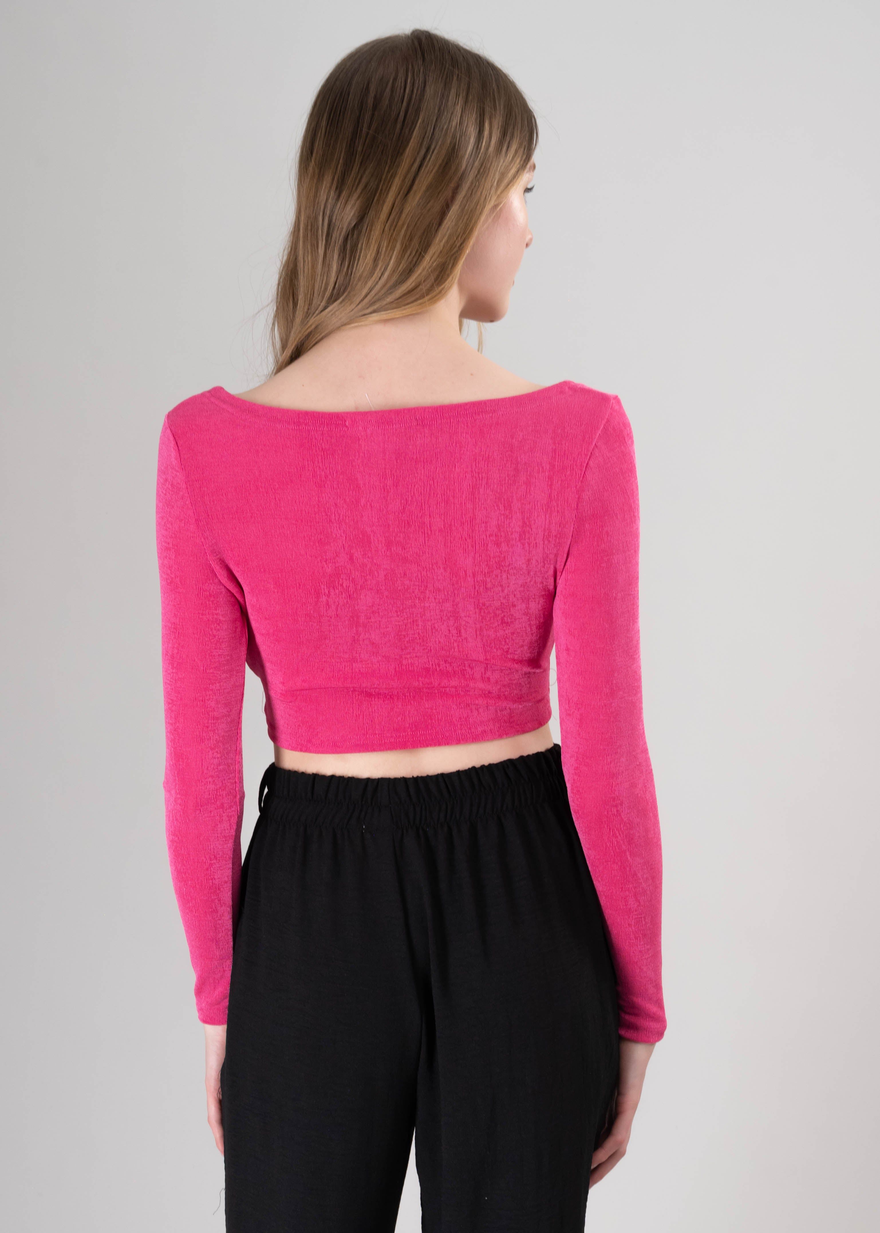 Top cruzado cuello v manga larga sold by Shasa product image thumbnail 4