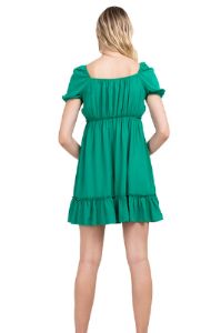 Vestido mini manga corta abullonada sold by Shasa
