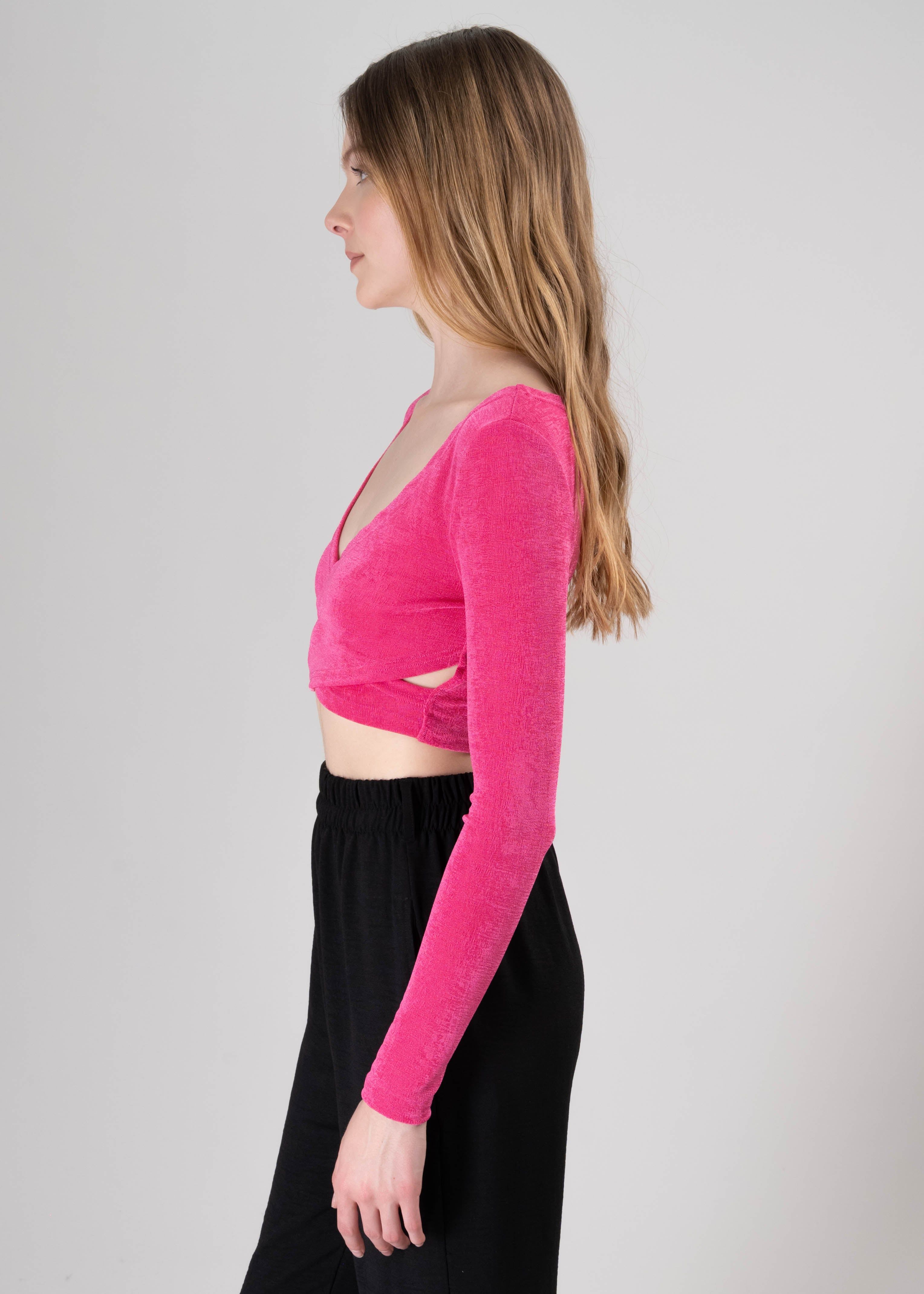 Top cruzado cuello v manga larga sold by Shasa product image thumbnail 3