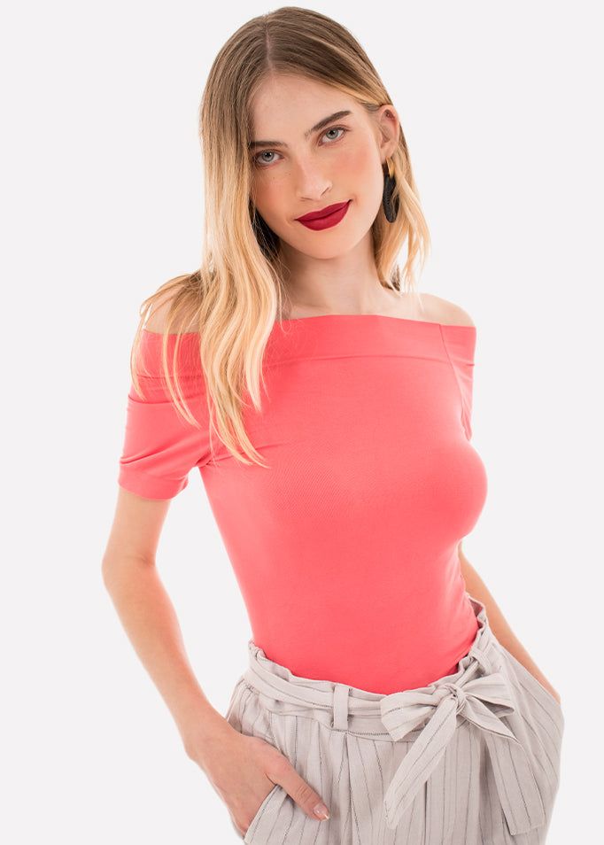 Bodysuit liso hombros descubiertos sold by Shasa product image thumbnail 2