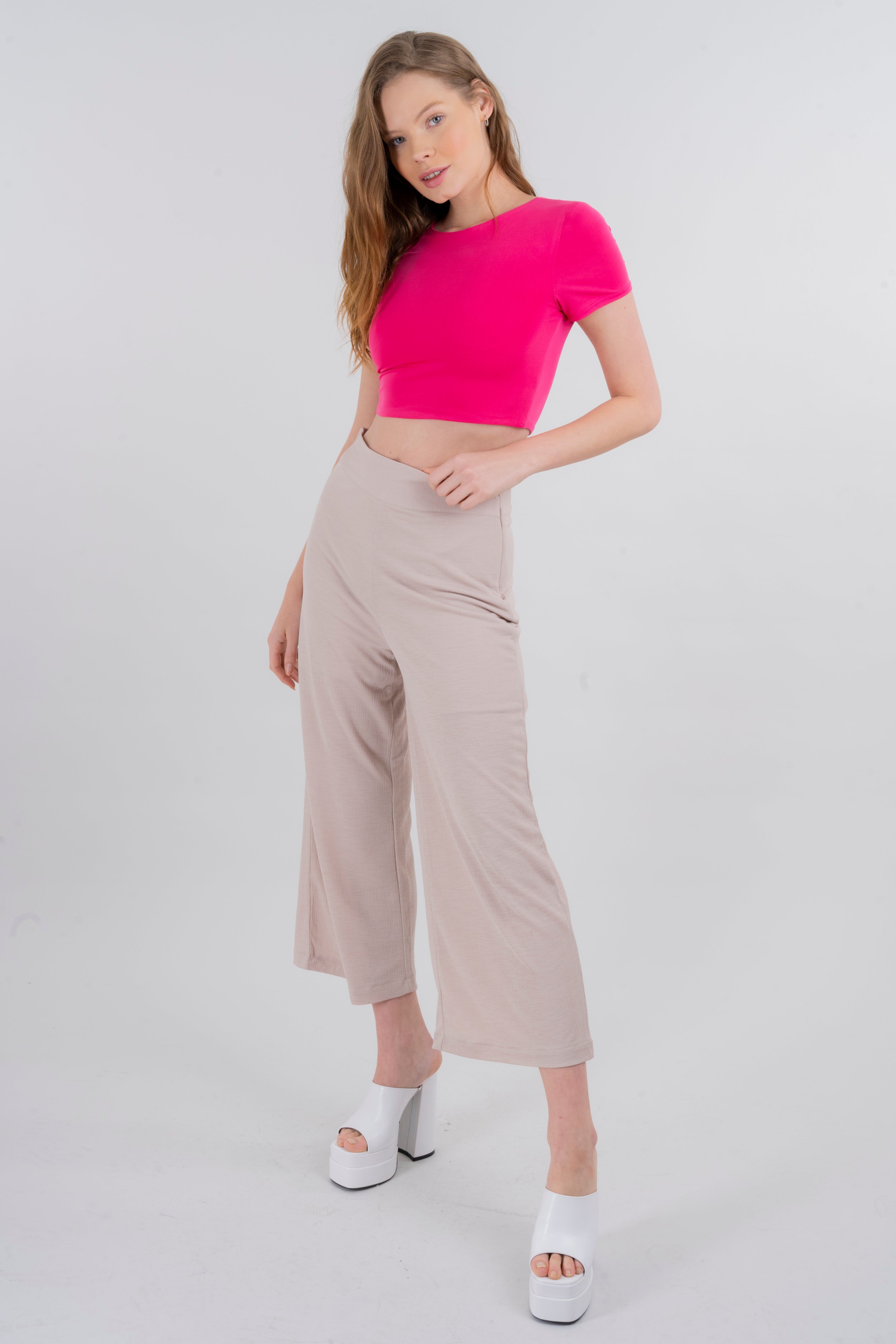 Pantalon wide leg liso sold by Shasa product image thumbnail 5
