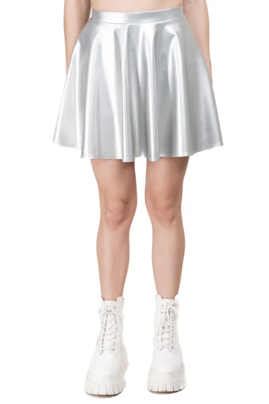 Falda skater metálica sold by Shasa