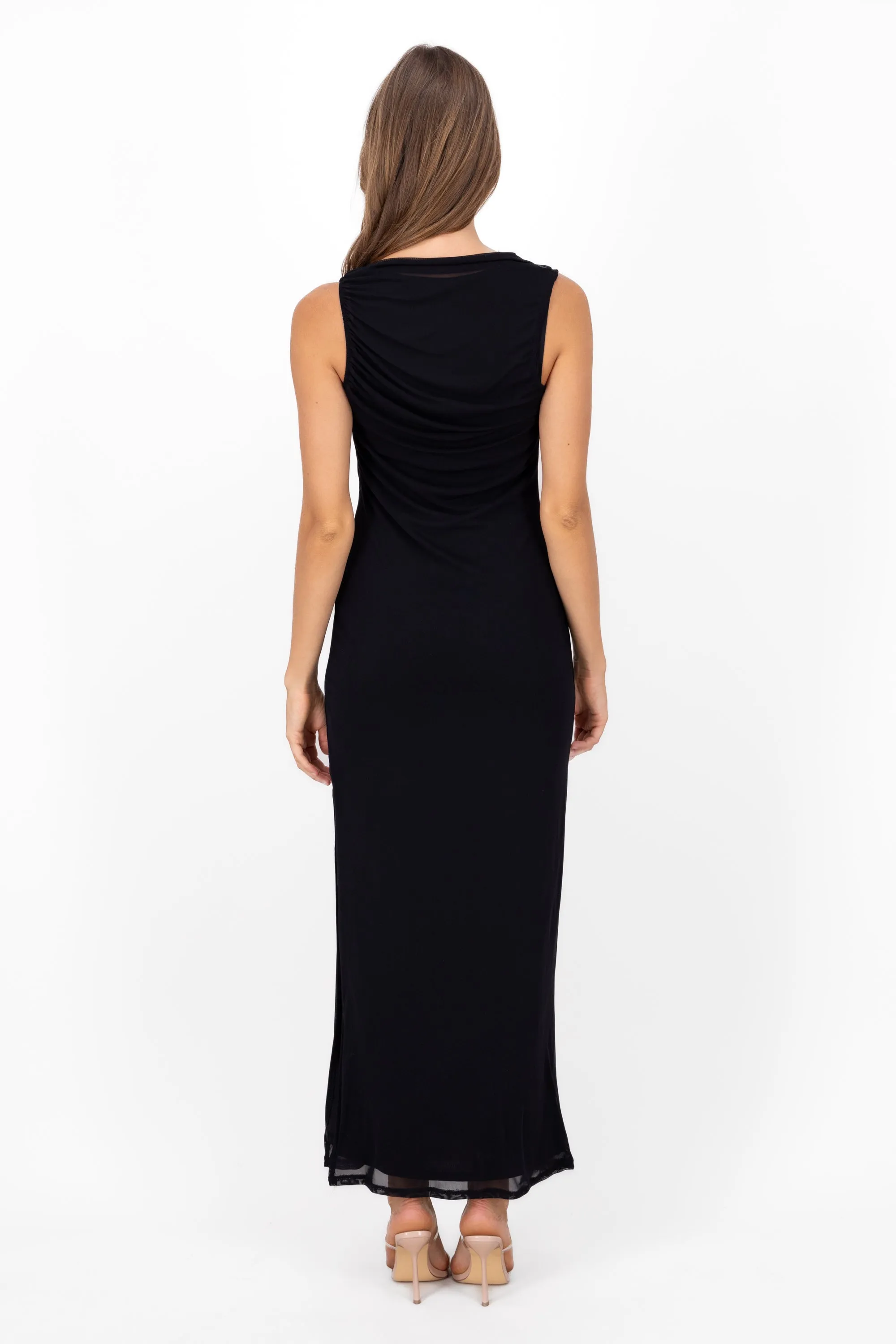 Vestido de mesh liso sold by Shasa product image thumbnail 4