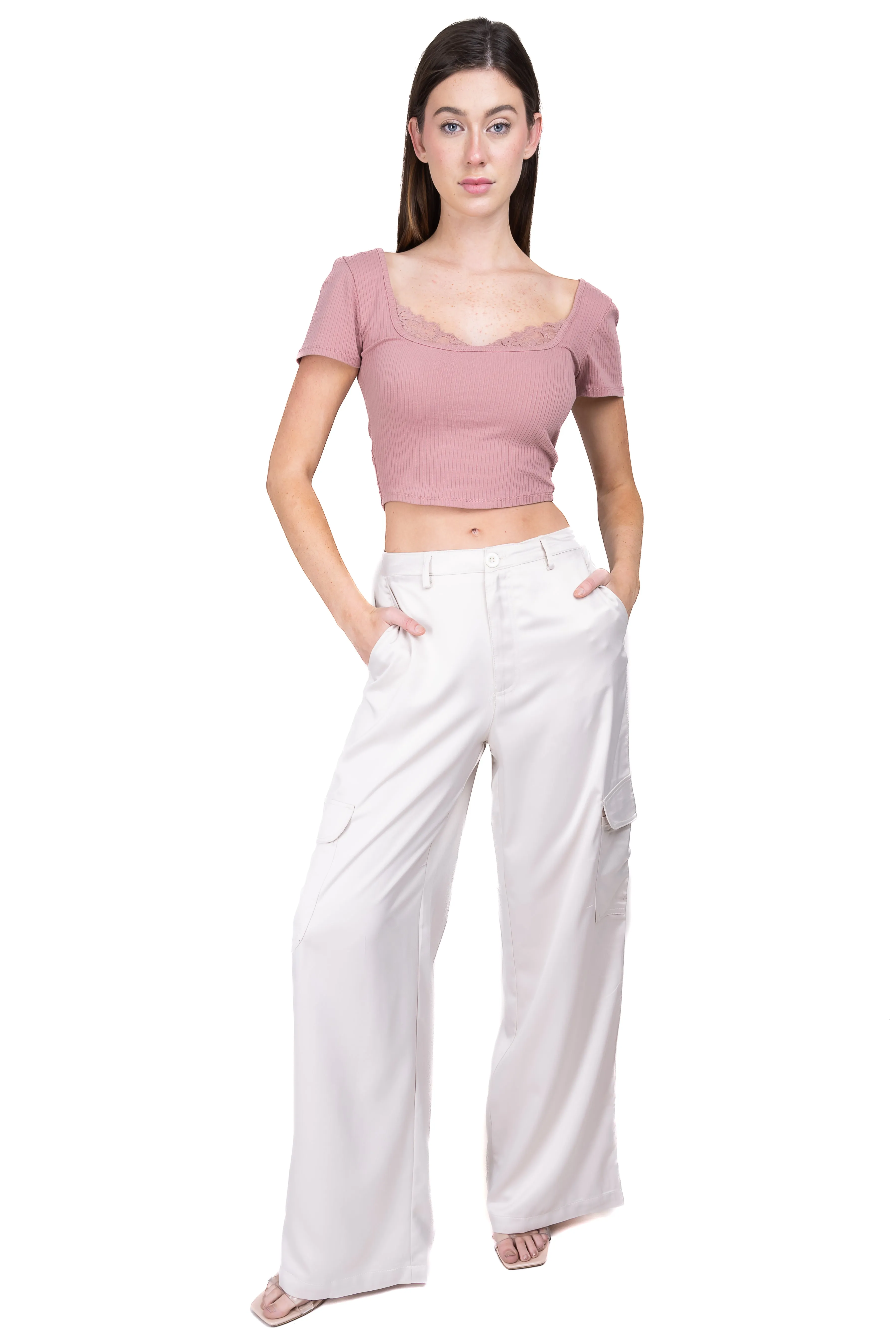 Pantalón cargo efecto satinado sold by Shasa product image thumbnail 2