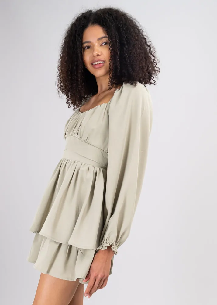 Vestido Mini Olanes Manga Larga sold by Shasa