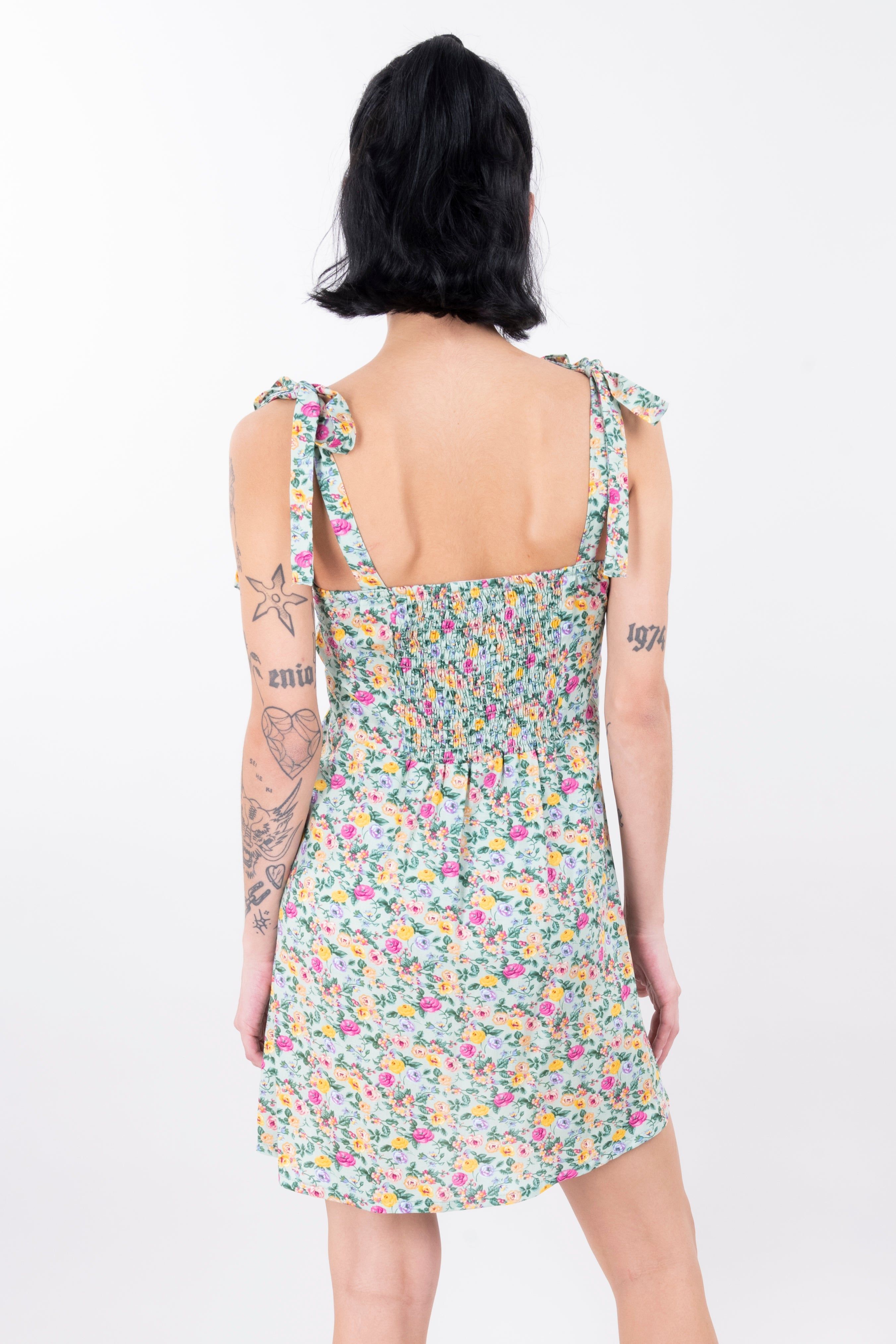 Vestido Mini Tirantes Flores sold by Shasa product image thumbnail 4