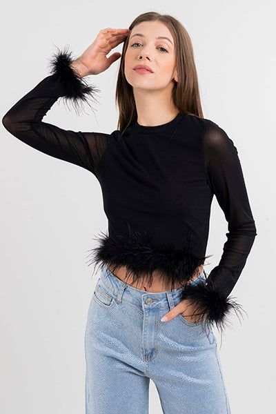 Top mesh plumas sold by Shasa product image thumbnail 2