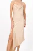 Vestido Maxi Asimetrico Cuello Cascada sold by Shasa