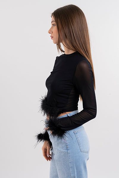 Top mesh plumas sold by Shasa product image thumbnail 3