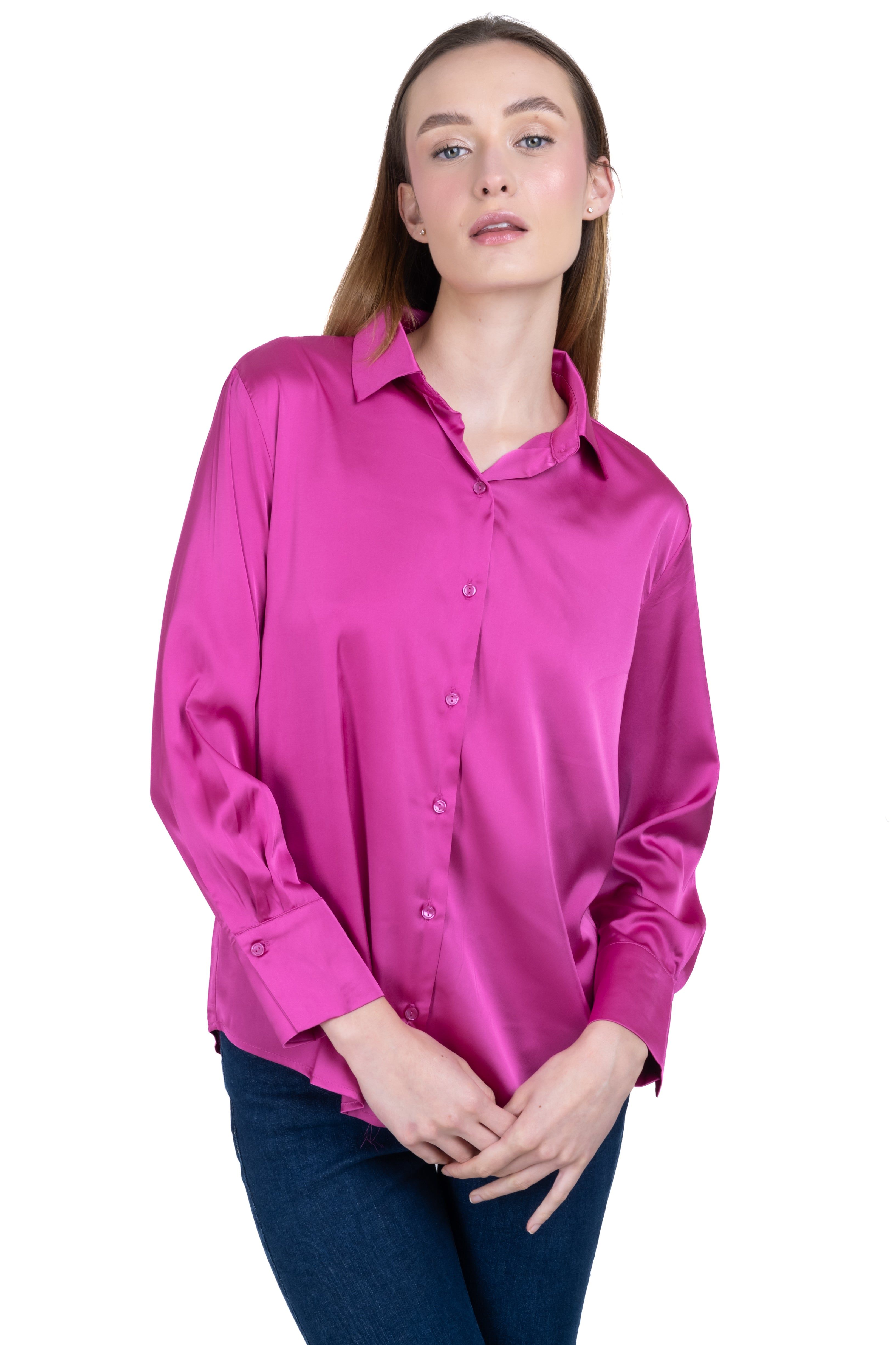 Camisa satinada manga larga sold by Shasa product image thumbnail 2