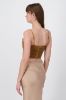 Blusa corset satin con lace up sold by Shasa