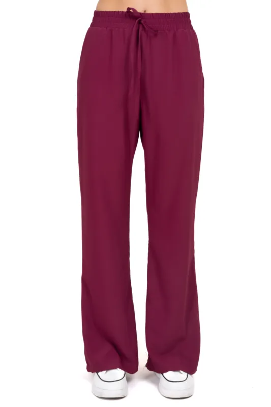 Pantalón amplio liso cintura elástica sold by Shasa