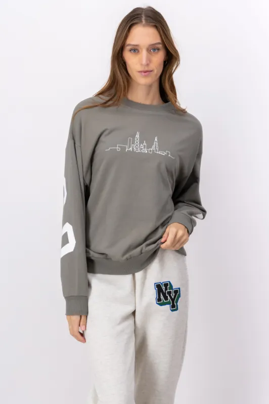 Sudadera Chicago contraste sold by Shasa