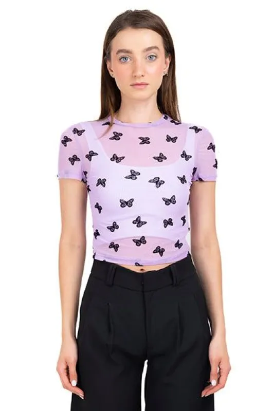 Top mesh mariposas flock sold by Shasa