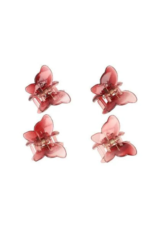 Set 4 pinzas mariposas sold by Shasa