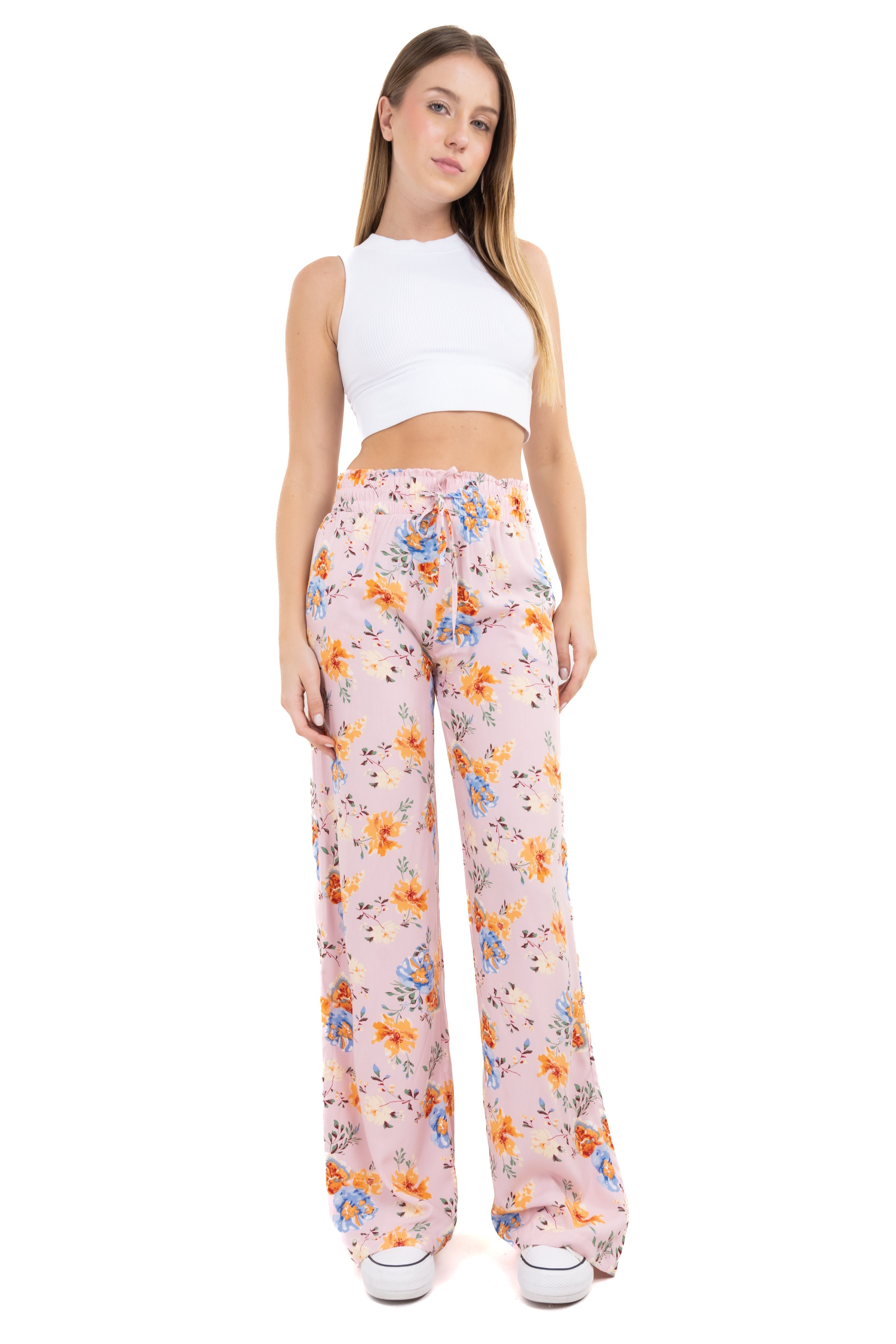 Pantalón recto estampado floreado sold by Shasa product image thumbnail 2