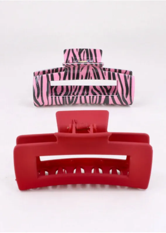 Set 2 pinzas cebra sold by Shasa