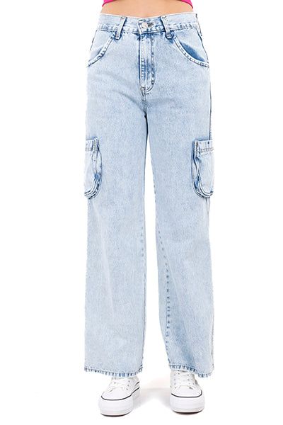 Pantalón denim straight sold by Shasa product image thumbnail 5