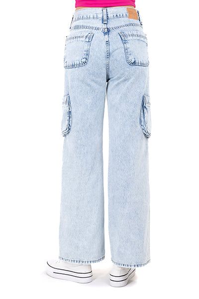 Pantalón denim straight sold by Shasa product image thumbnail 4