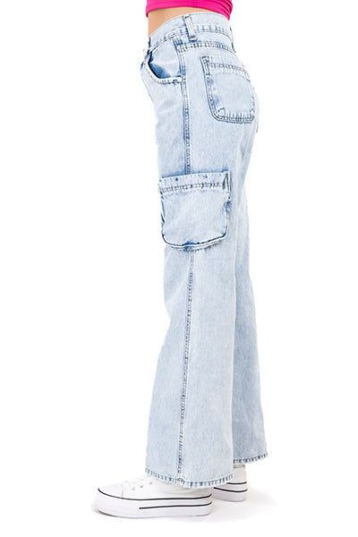 Pantalón denim straight sold by Shasa product image thumbnail 3