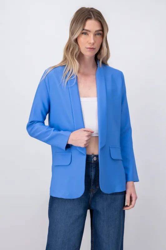 Saco liso abierto bolsillos sold by Shasa