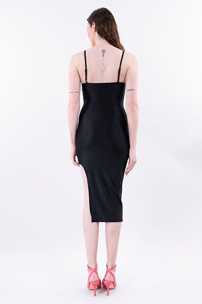 Vestido midi escote drapeado sold by Shasa product image thumbnail 4