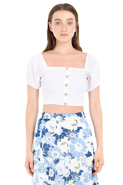 Top manga abullonada smock sold by Shasa product image thumbnail 2