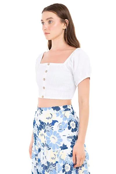 Top manga abullonada smock sold by Shasa product image thumbnail 3