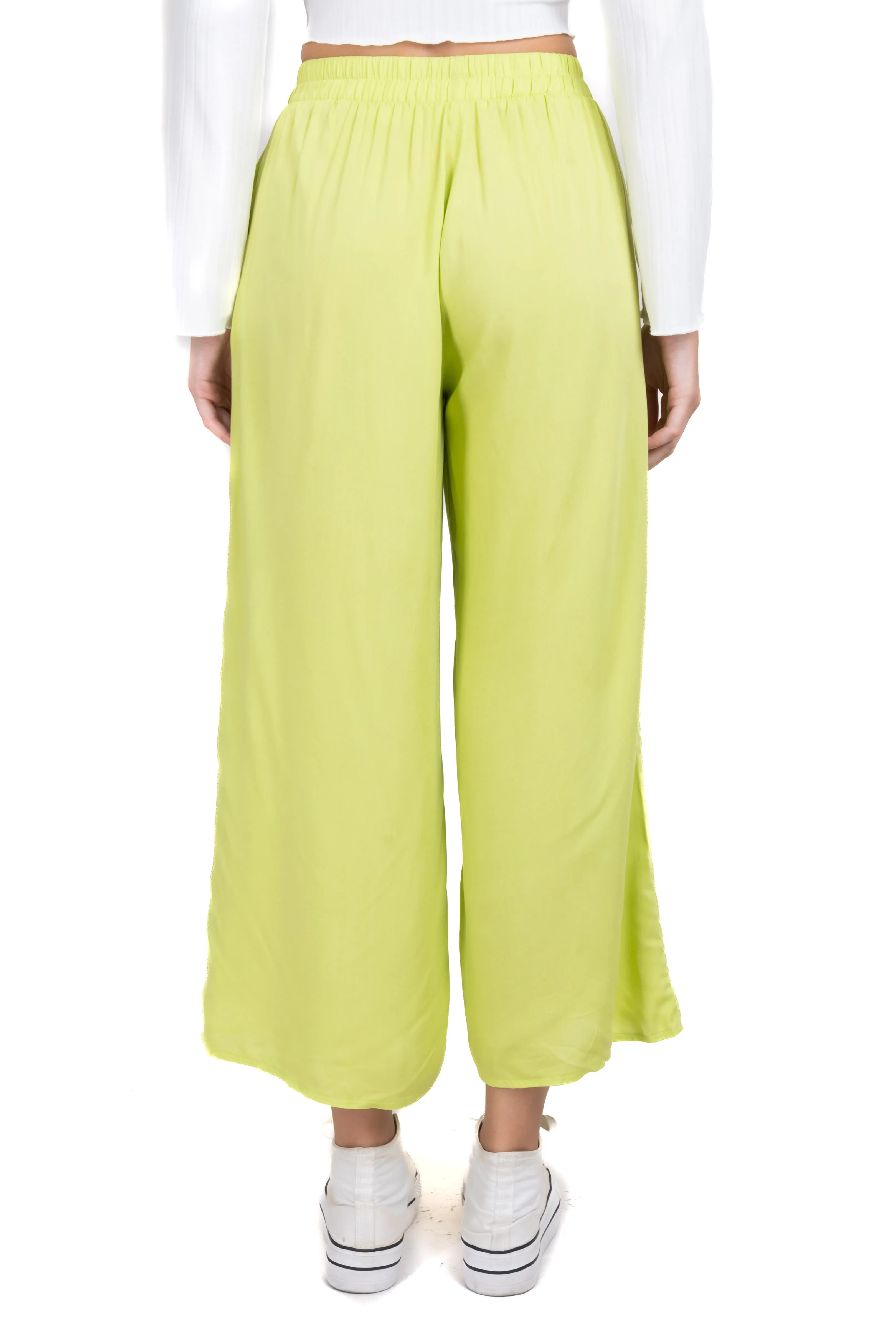 Pantalón Wide Leg Cintura Alta Fruncida sold by Shasa product image thumbnail 4