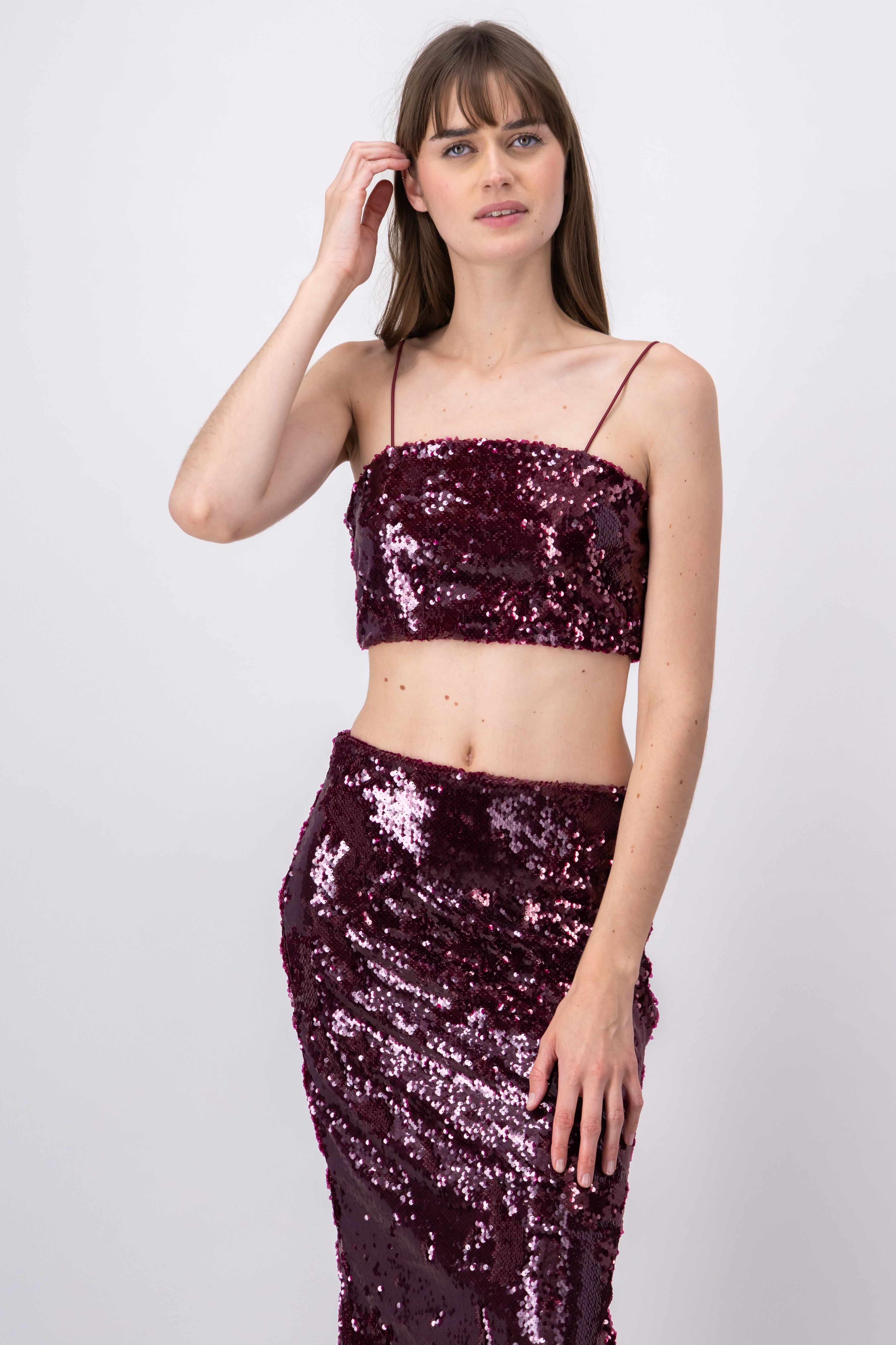 Top tirantes finos lentejuelas sold by Shasa product image thumbnail 2