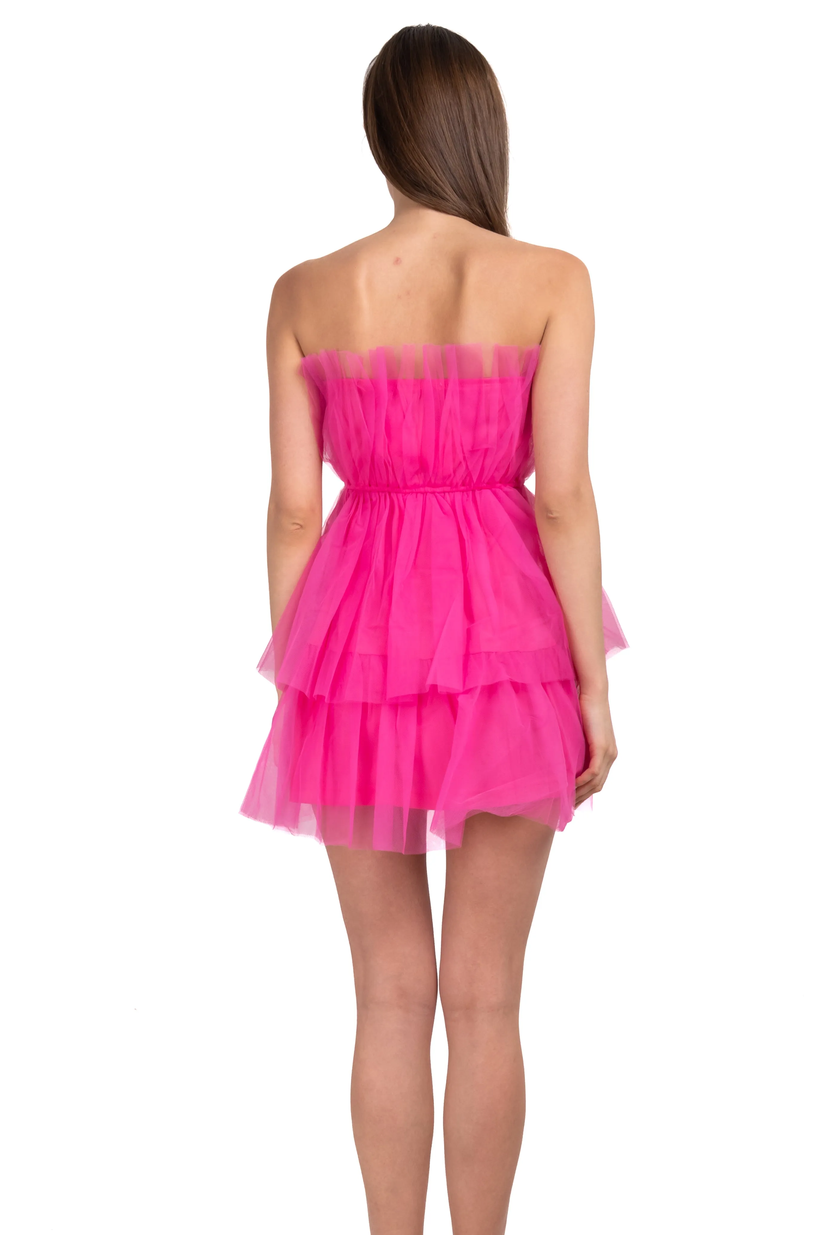 Vestido mini tul strapless sold by Shasa product image thumbnail 4