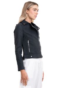 Chamarra biker cierre cruzado sold by Shasa