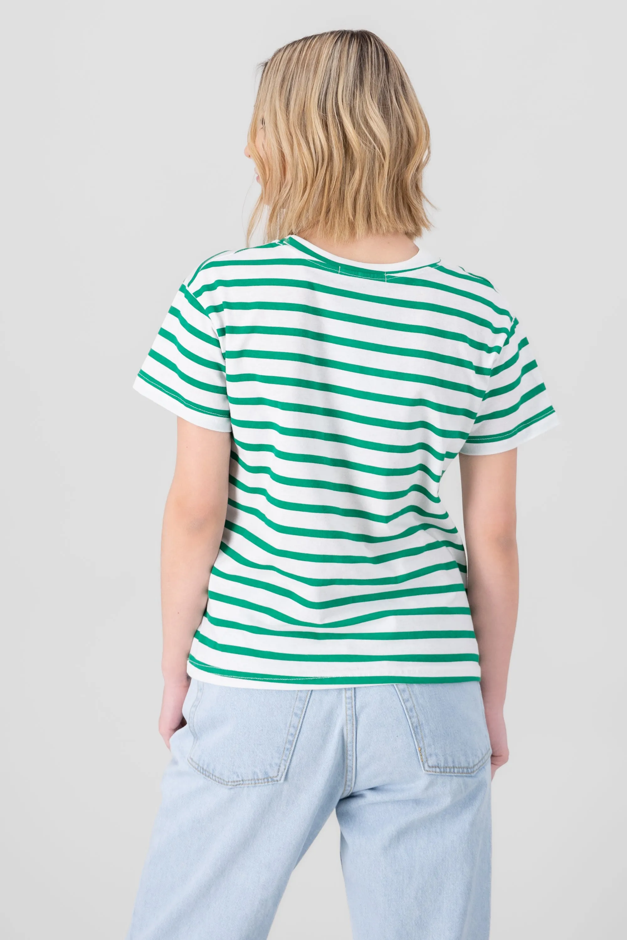 Playera rayas detalle bordado tenis sold by Shasa product image thumbnail 4