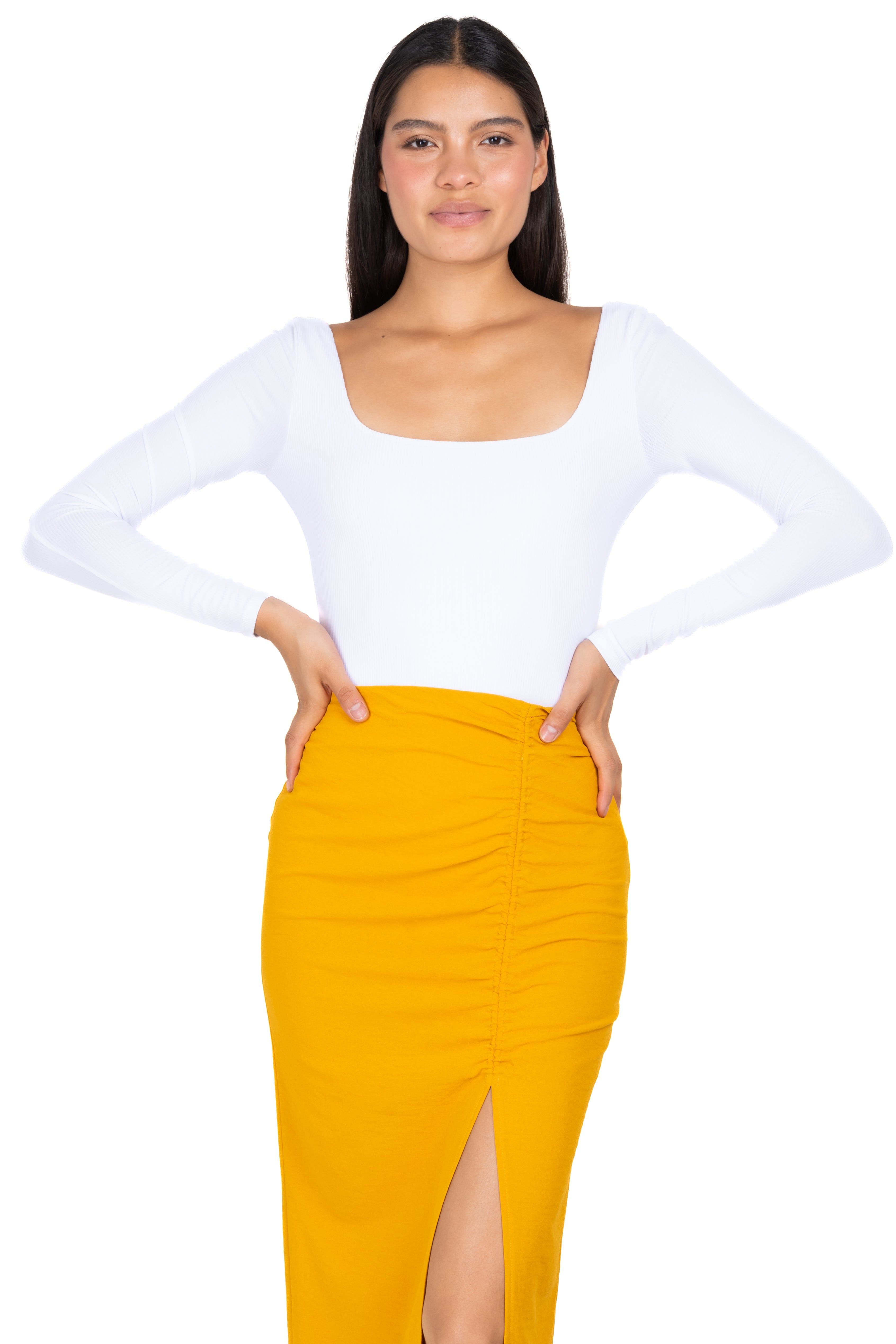 Bodysuit acanalado manga larga sold by Shasa