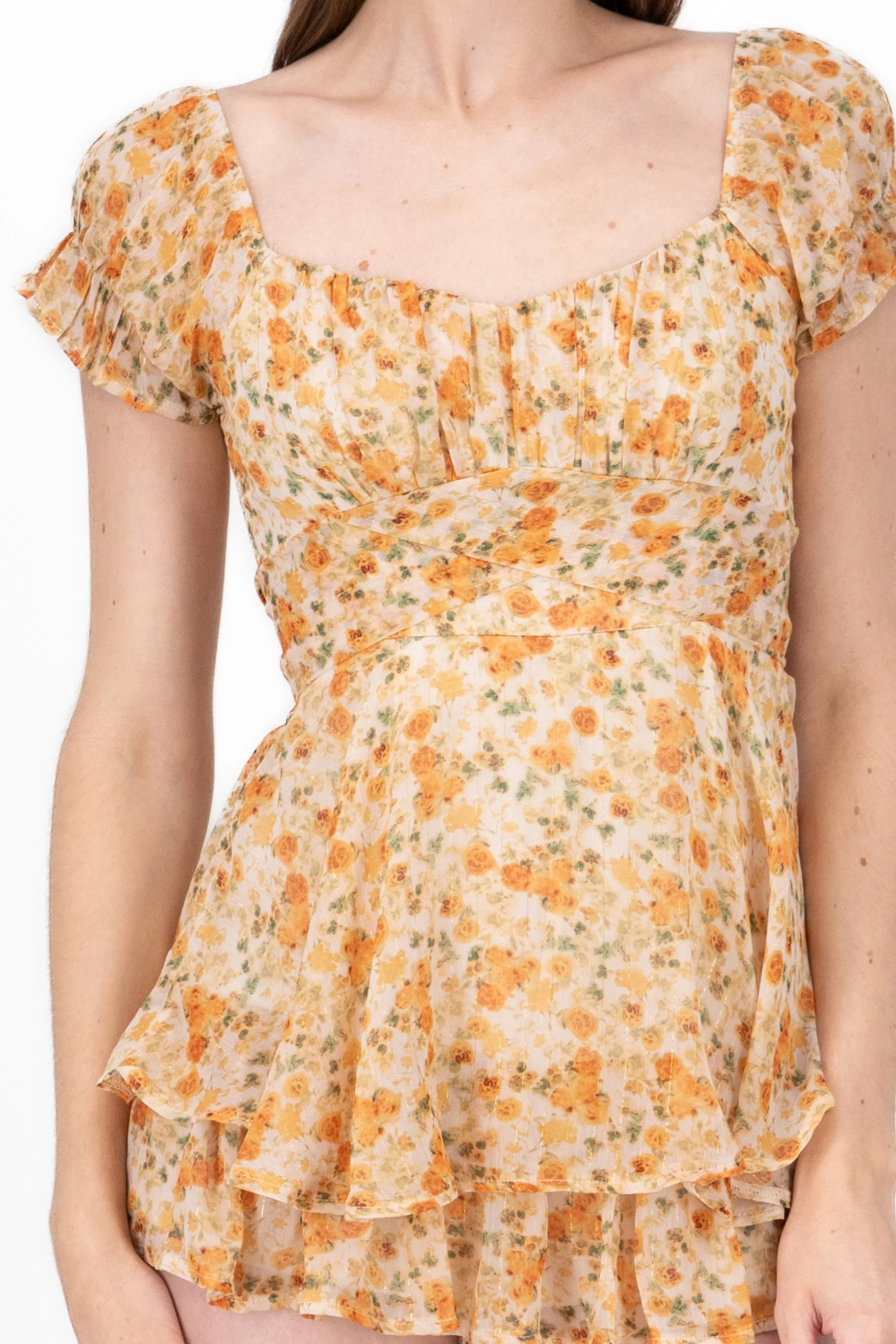 Romper manga corta flores sold by Shasa product image thumbnail 5