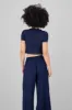 T-shirt crop costuras contraste sold by Shasa