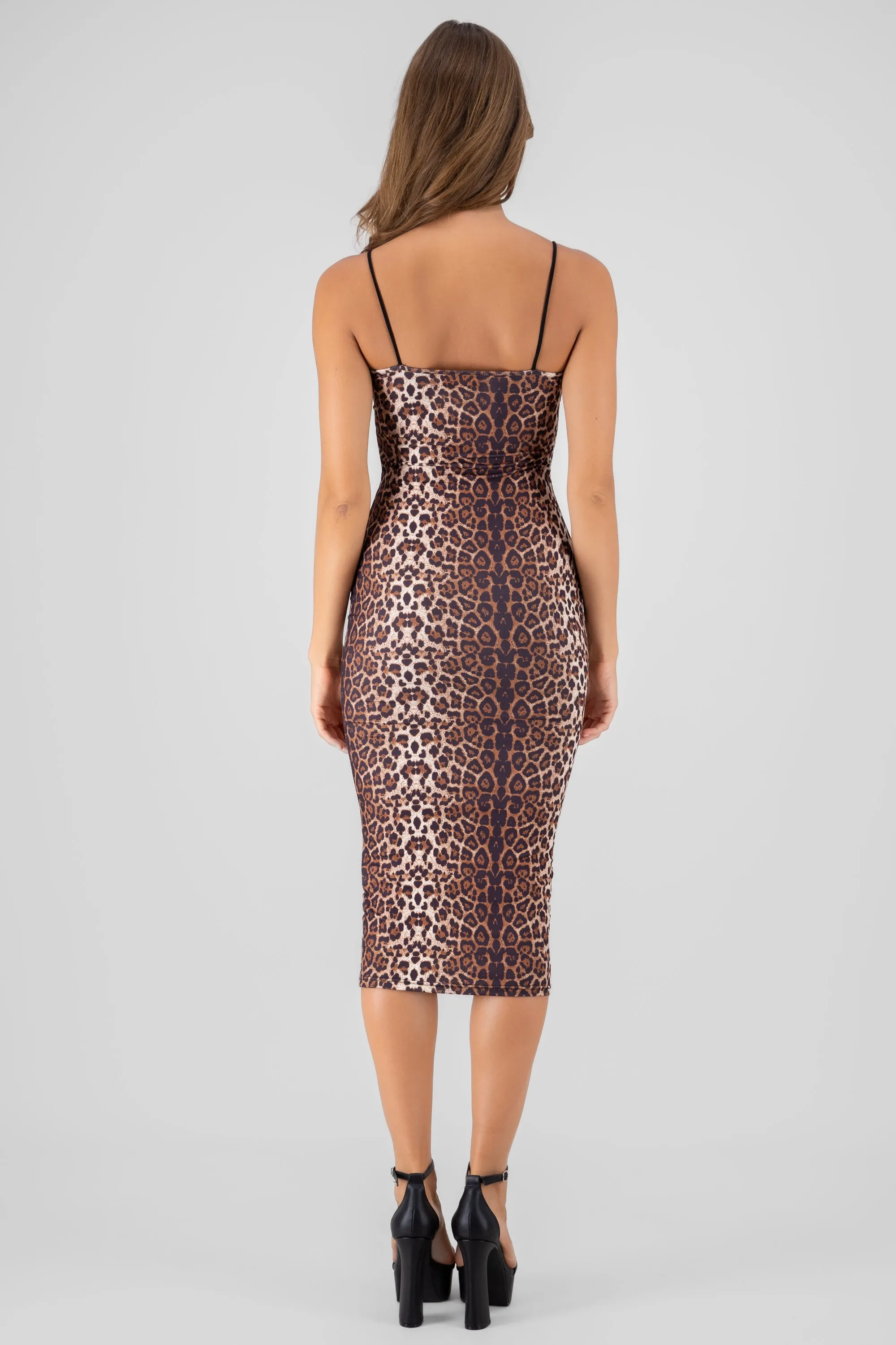 Maxivestido animal print super fit sold by Shasa product image thumbnail 4