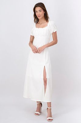 Vestido maxi busto encaje sold by Shasa