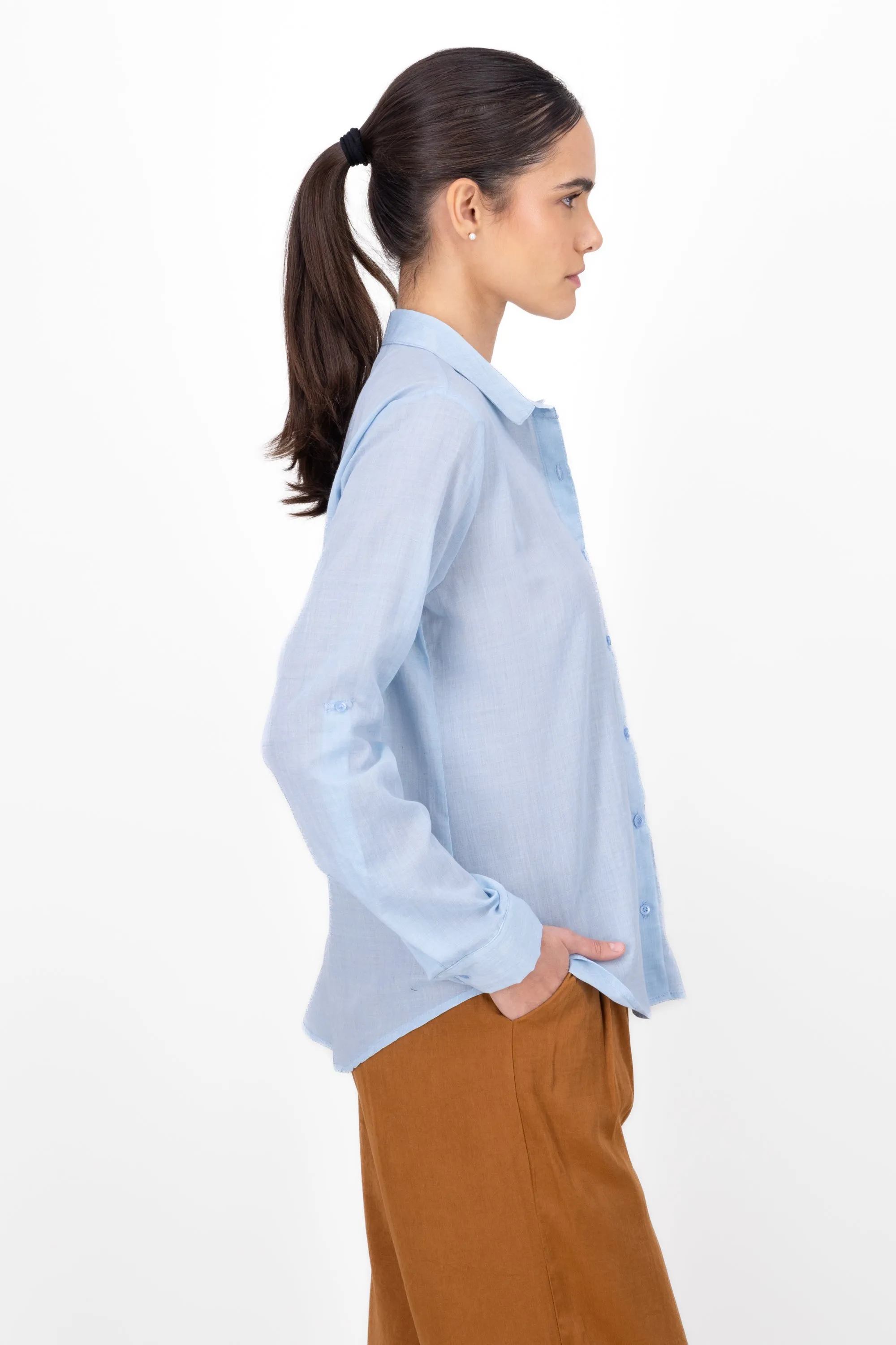 Camisa amplia lisa sold by Shasa product image thumbnail 3