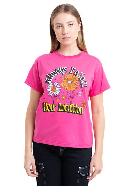 Playera flores always sold by Shasa product image thumbnail 2