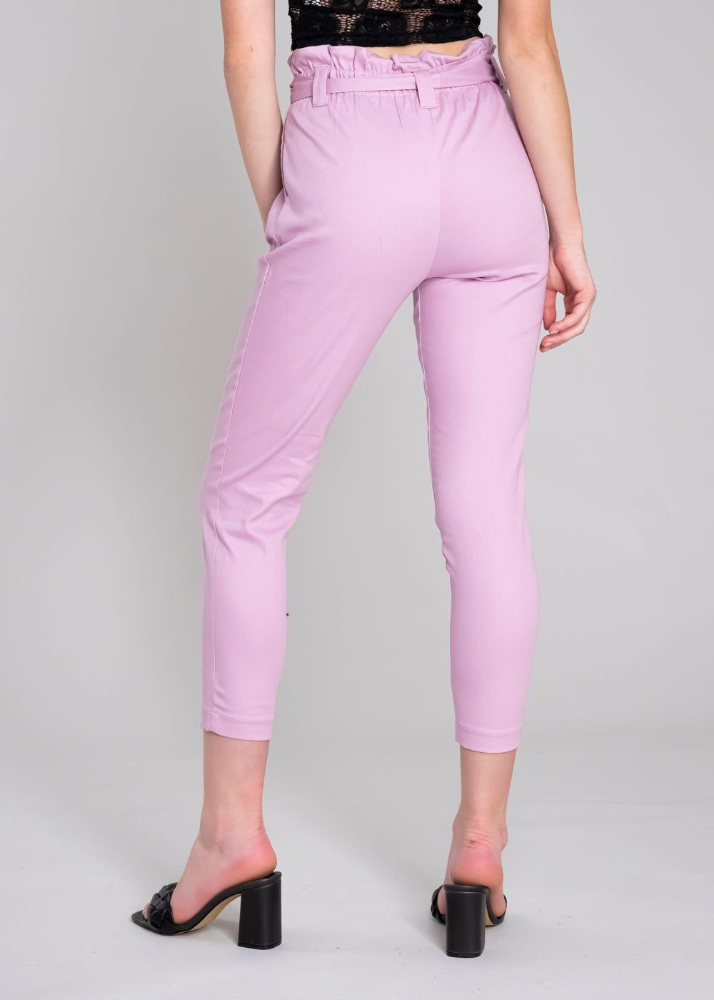 Pantalón paper bag cintura alta cinturón sold by Shasa product image thumbnail 4