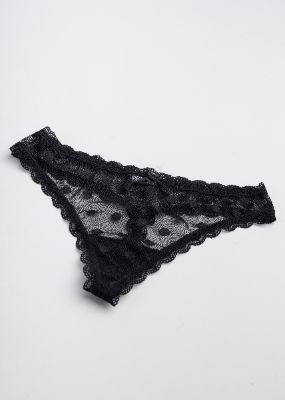Tanga mesh borde encaje sold by Shasa